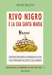 Rivo Nigro e la sua Santa Maria: cronotassi diplomatica di Rionero in Vulture e delle pergamene dell'antico casale mariano in provincia di Potenza