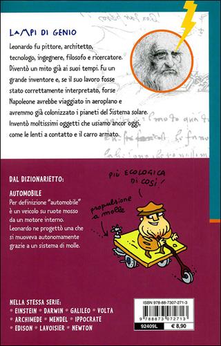 Leonardo e la penna che disegna il futuro - Luca Novelli - Libro Editoriale Scienza 2008, Lampi di genio | Libraccio.it