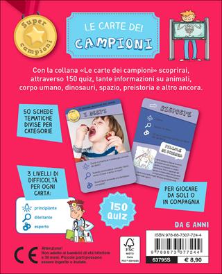 Corpo umano - Adèle Pedrola - Libro Editoriale Scienza 2015, Le carte dei campioni | Libraccio.it