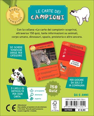 Animali da salvare - Patrick David - Libro Editoriale Scienza 2015, Le carte dei campioni | Libraccio.it