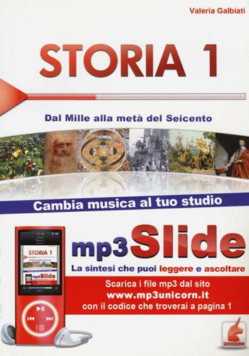 Storia. Riassunto da leggere e ascoltare. Con file MP3. Vol. 1: Dal Mille alla metà del Seicento. - Valeria Galbiati - Libro Unicorn 2011 | Libraccio.it