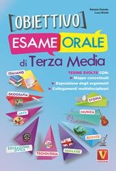 Obiettivo esame orale di terza media. Tesine svolte con mappe concettuali, esposizione degli argomenti, collegamenti multidisciplinari