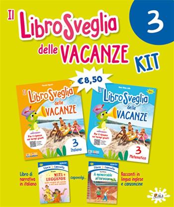 Librosveglia delle vacanze 3 Mate+ita - Papeschi - Libro Gaia 2025 | Libraccio.it