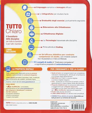 Tutto chiaro. Matematica scienze. Per la 4ª classe della Scuola elementare. Con e-book. Con espansione online - Eva Pigliapoco, Ivan Sciapeconi - Libro Gaia Edizioni 2018 | Libraccio.it