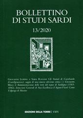 Bollettino di studi sardi (2020). Vol. 13