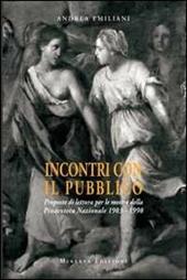 Incontri con il pubblico. Proposte di lettura per le mostre della Pinacoteca nazionale 1983-1998