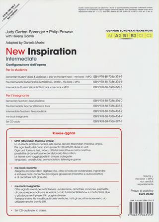 New inspiration. Intermediate. Student's book-Workbook-Stay on the right track. ! Con CD Audio. Con CD-ROM. Con espansione online - P. Prowse, Judy Garton Sprenger - Libro Macmillan Elt 2012 | Libraccio.it