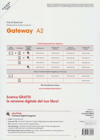 Gateway. A2. Student's book-Workbook. Con espansione online. Vol. 1  - Libro Macmillan Elt 2012 | Libraccio.it