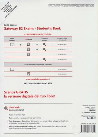 Gateway. B2. Exams. Student's book-Workbook. Per le Scuole superiori.  - Libro Macmillan Elt 2013 | Libraccio.it