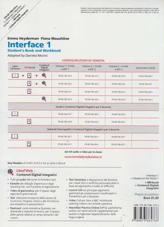 Interface. Student's book-Workbook-Citizens. Con e-book. Con espansione online. Vol. 1 - Emma Heyderman, F. Mauchline, D. Morini - Libro Macmillan Elt 2014 | Libraccio.it