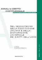 Nel sessantesimo della Costituzione italiana e della dichiarazione universale dei diritti dell'uomo  - Libro Bononia University Press 2011, Annali diritto costituzionale | Libraccio.it