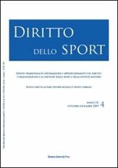 Diritto dello sport (2009). Vol. 4