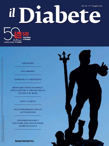 Il diabete. Con supplemento. Vol. 26/1  - Libro Bononia University Press 2014 | Libraccio.it