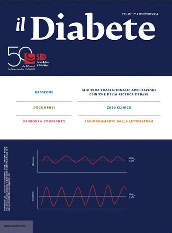 Il diabete. Vol. 26\3  - Libro Bononia University Press 2014 | Libraccio.it