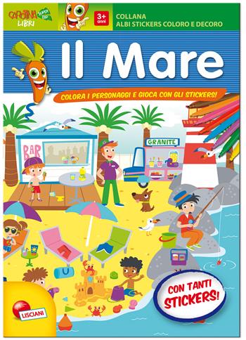 Forme e sagome del mare. Albo stickers. Con adesivi. Ediz. illustrata  - Libro Liscianigiochi 2016 | Libraccio.it