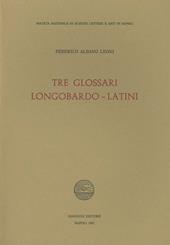 Tre glossari longobardo-latini