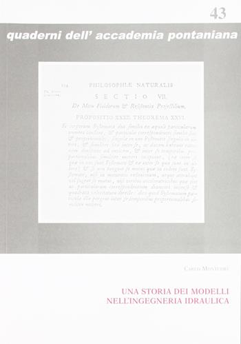 Una storia dei modelli nell'ingegneria idraulica - Carlo Montuori - Libro Giannini Editore 2006, Quaderni dell'Accademia Pontaniana | Libraccio.it