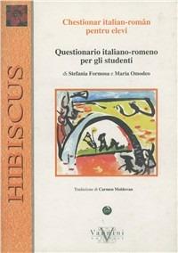 Questionario italiano-romeno per gli studenti - Stefania Formosa, Maria Omodeo - Libro Vannini 2006 | Libraccio.it