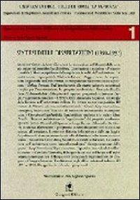 Sintesi delle Dissertazioni (1990-1992) del Dipartimento di progettazione architettonica e urbana, Università di Roma «La Sapienza»  - Libro Gangemi Editore 2000, Quaderni progettaz. architetton. e urbana | Libraccio.it