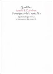 L' emergenza della sessualità. Epistemologia storica e formazione dei concetti