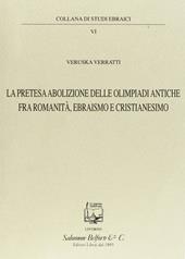 La pretesa abolizione delle olimpiadi antiche fra romanità, ebraismo e cristianesimo