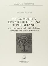 Le comunità ebraiche di Siena e Pitigliano nel censimento del 1841 ed il loro rapporto con quella fiorentina