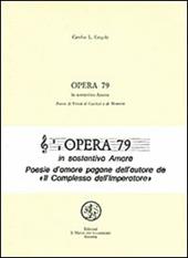 Opera 79 in sostantivo amore