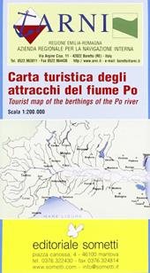 Carta turistica degli attracchi del fiume Po