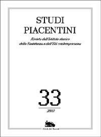 Studi piacentini. Vol. 33  - Libro Vicolo del Pavone 2003 | Libraccio.it