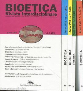 Bioetica (2010). Vol. 1  - Libro Vicolo del Pavone 2010 | Libraccio.it