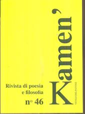 Kamen'. Rivista di poesia e filosofia. Vol. 46