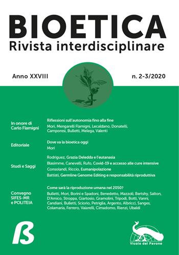 Bioetica. Rivista interdisciplinare (2020). Vol. 2-3  - Libro Vicolo del Pavone 2021 | Libraccio.it