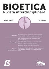 Bioetica. Rivista interdisciplinare (2021). Vol. 3