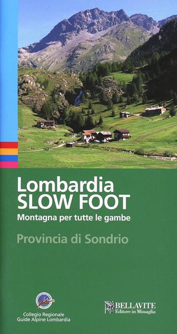 Lombardia slow foot. Montagna per tutte le gambe. Provincia di Sondrio - Giuseppe Miotti - Libro Bellavite Editore 2009, Vivere il territorio | Libraccio.it