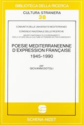 Poésie méditerranéenne d'expression française (1945-1990)
