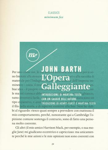 L' opera galleggiante - John Barth - Libro Minimum Fax 2018, Minimum classics | Libraccio.it