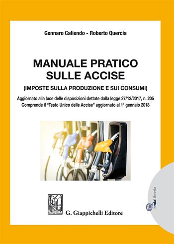 Manuale pratico sulle accise. Imposte sulla produzione e sui consumi - Gennaro Caliendo, Roberto Quercia - Libro Giappichelli 2018 | Libraccio.it