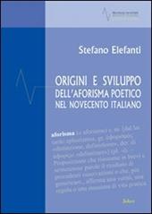 Origini e sviluppo dell'aforisma poetico nel Novecento italiano