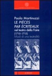 Le pièces par écriteaux nel Teatro della Foire (1710-1715). Modi di una teatralità