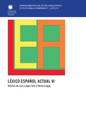 Léxico español. Actual. Vol. 6