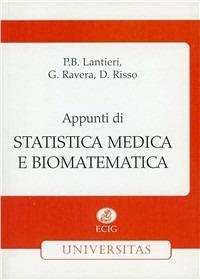Appunti di statistica medica e biomatematica  - Libro ECIG, Universitaria | Libraccio.it
