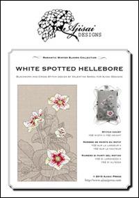 White spotted hellebore. Cross stitch blackwork design. Ediz. italiana, inglese e francese - Valentina Sardu - Libro Marcovalerio 2016, Ajisai Blackwork | Libraccio.it