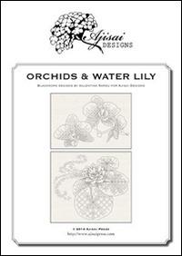 Orchids & water lily. A blackwork designs - Valentina Sardu - Libro Marcovalerio 2014, Ajisai Blackwork | Libraccio.it