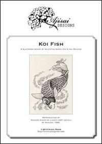 Koi fish. A blackwork design - Valentina Sardu - Libro Marcovalerio 2014, Ajisai Blackwork | Libraccio.it
