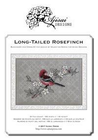 Long-tailed Rosefinch. Cross stitch and blackwork design. Ediz. italiana, inglese e francese - Valentina Sardu - Libro Marcovalerio 2017, Ajisai vintage cross stitch | Libraccio.it