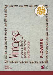 Vintage cross stitch. Flowers. Fiori. Ediz. italiana, inglese e francese