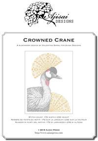 Crowned crane. Blackwork design - Valentina Sardu - Libro Marcovalerio 2018, Ajisai Blackwork | Libraccio.it