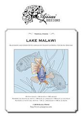 Lake Malawi. Blackwork and Cross Stitch Design by Valentina Sardu fro Aljisai Designs