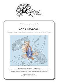 Lake Malawi. Blackwork and Cross Stitch Design by Valentina Sardu fro Aljisai Designs - Valentina Sardu - Libro Marcovalerio 2018 | Libraccio.it