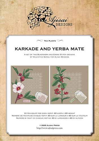 Tea plants. Karkade and yerba mate. Cross stitch and blackwork designs. Ediz. a colori - Valentina Sardu - Libro Marcovalerio 2021, Ajisai Blackwork | Libraccio.it
